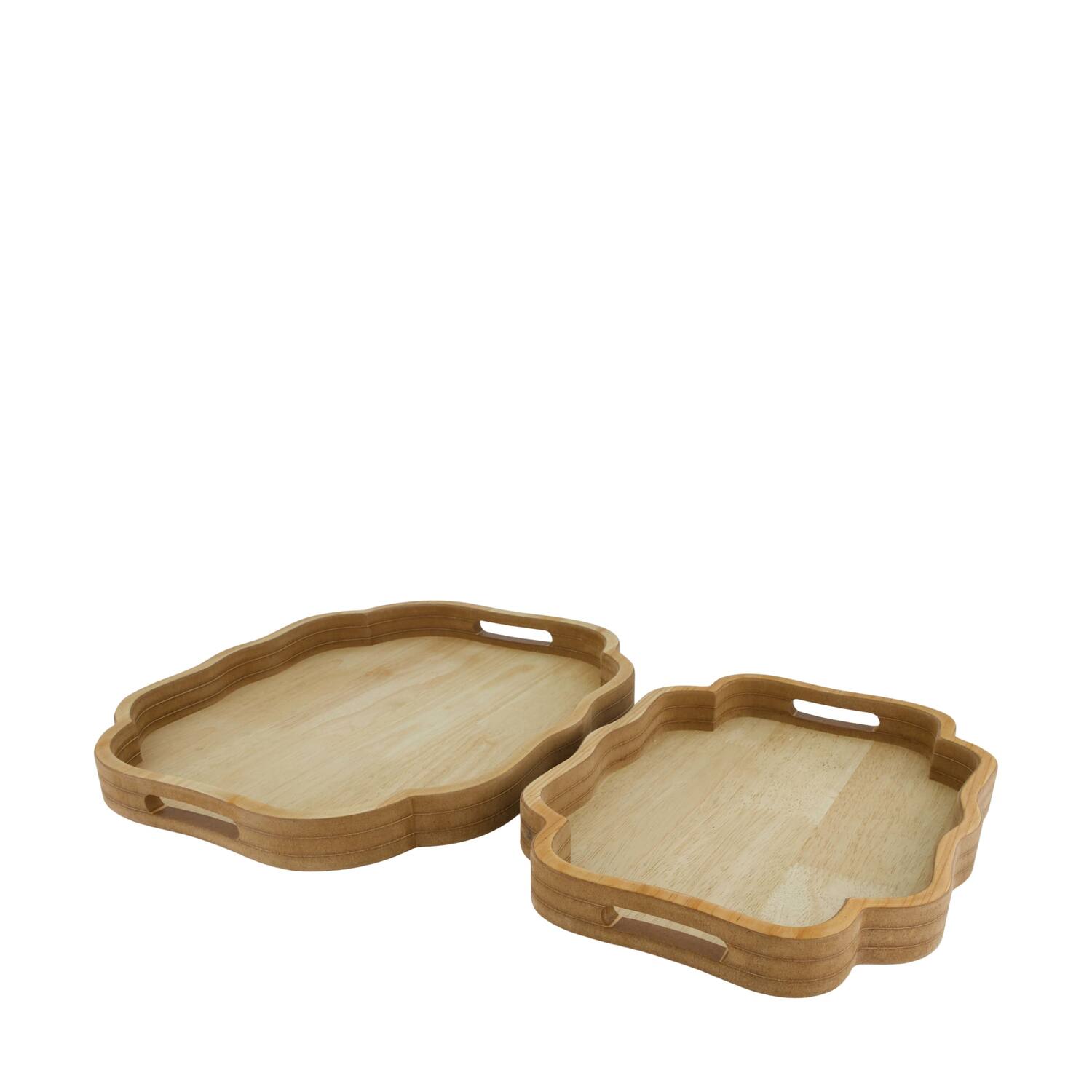 Tray organic mdf 43.5x35x4cm FSC Mix 100% - Natural