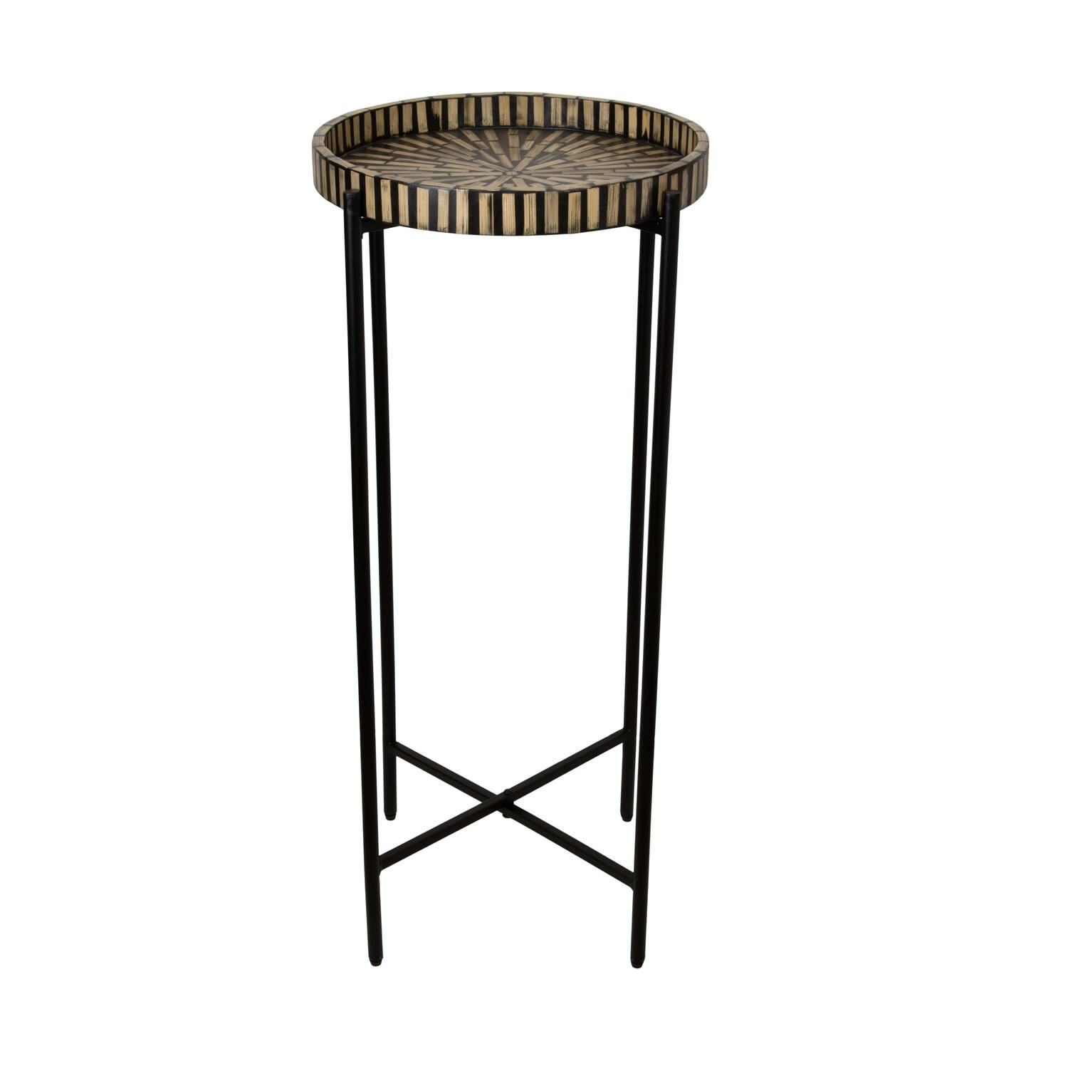 Table mdf / bamboo 38x38x86.5cm KD FSC 100%