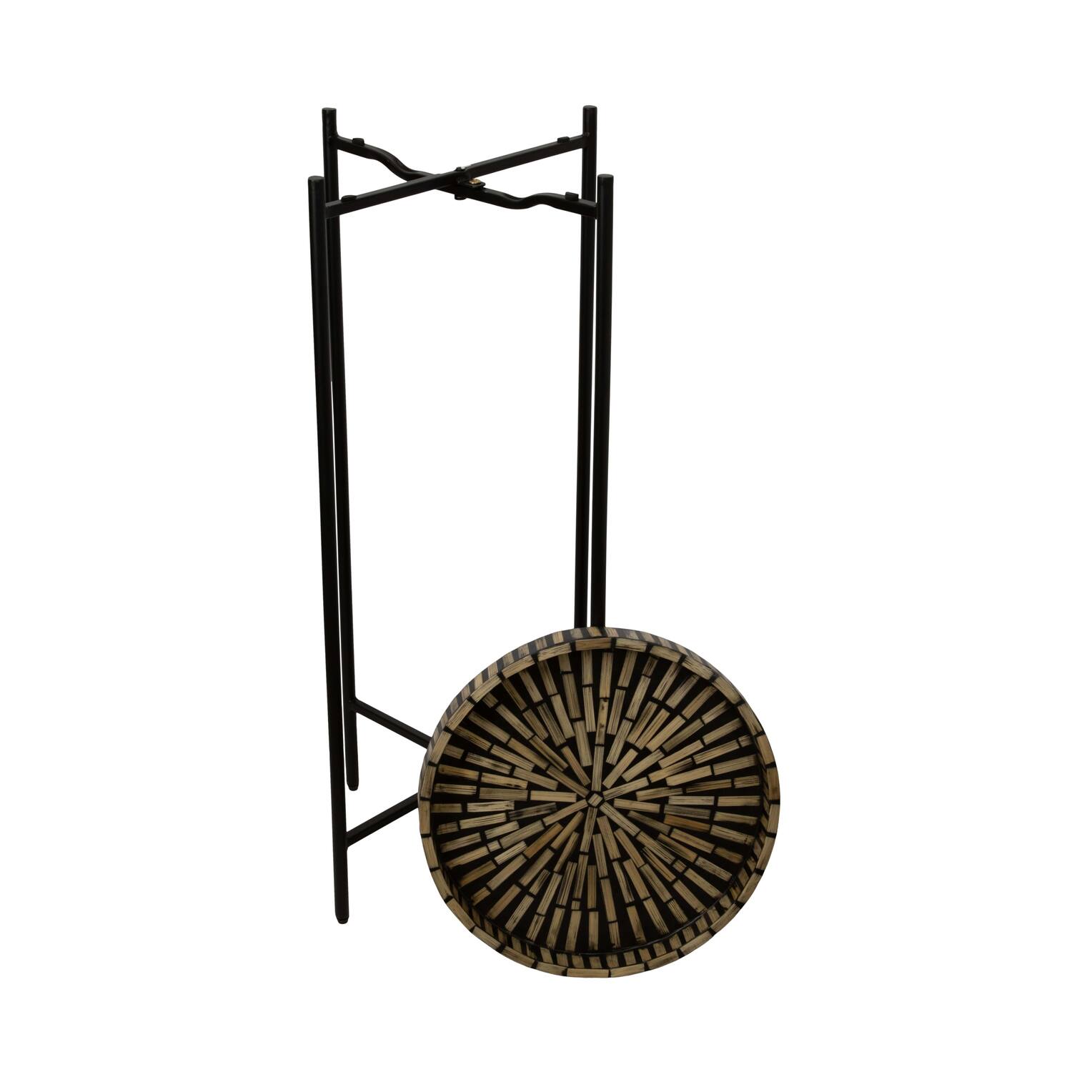 Table mdf / bamboo 38x38x86.5cm KD FSC 100%