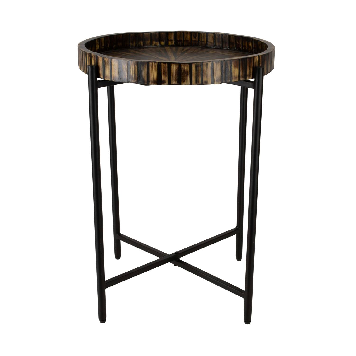 Side table bamboo 38x38x52cm FSC 100% - Natural