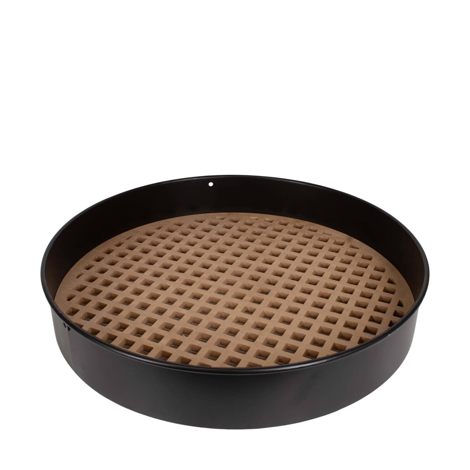 Frame round squares metal mdf 58x58x9cm FSC Mix 100% - Natural