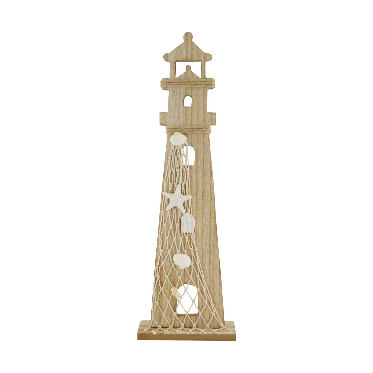 Figurine lighthouse mdf 13x5x41cm FSC 100% - Natural
