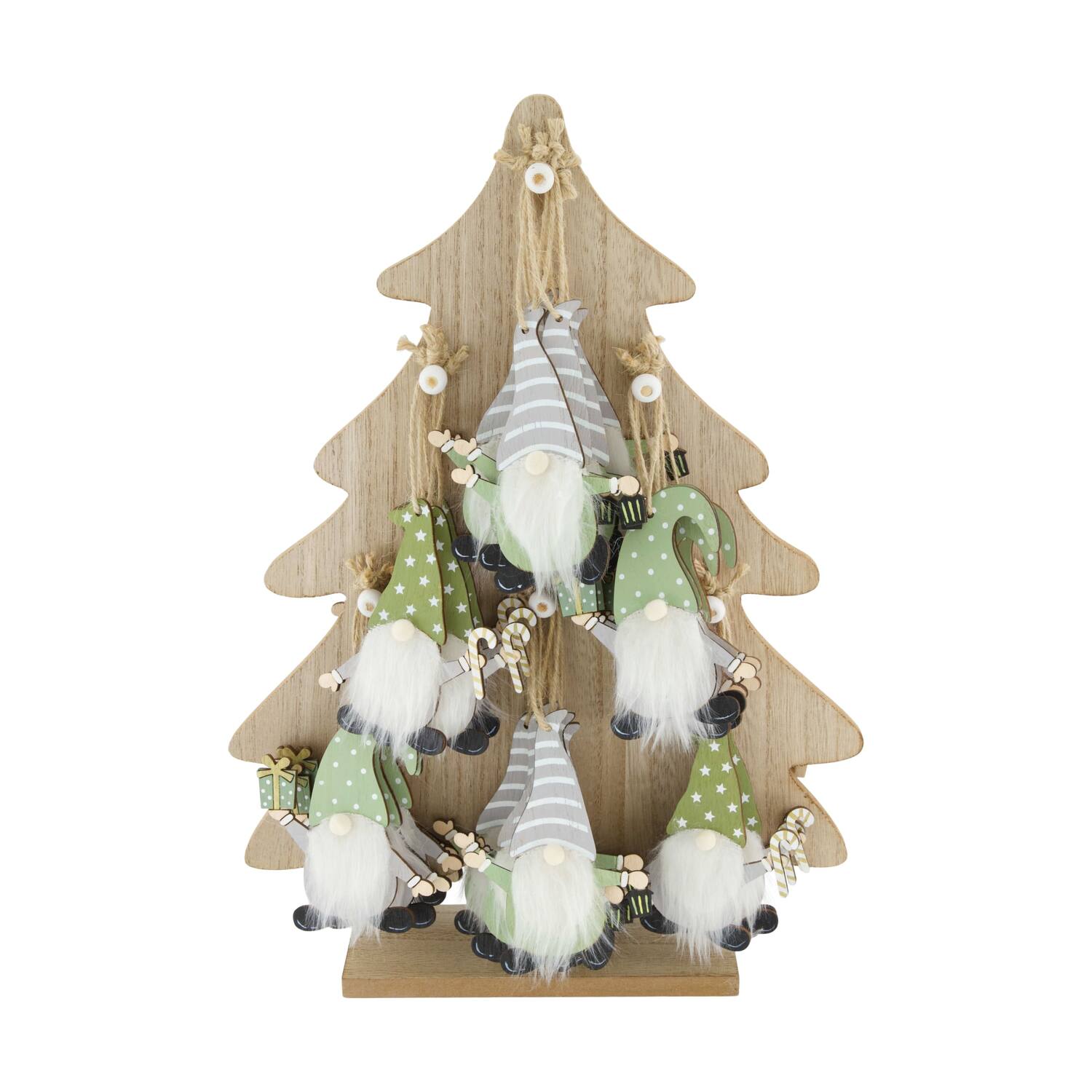 Hanger gnome mdf 3.5x1x9.5cm A3 FSC Mix 100% - Green