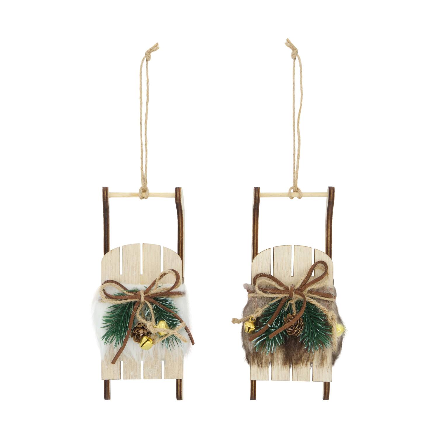 Hanger sleigh plywood 17x6.5x4cm C2 FSC Mix 100% - Natural