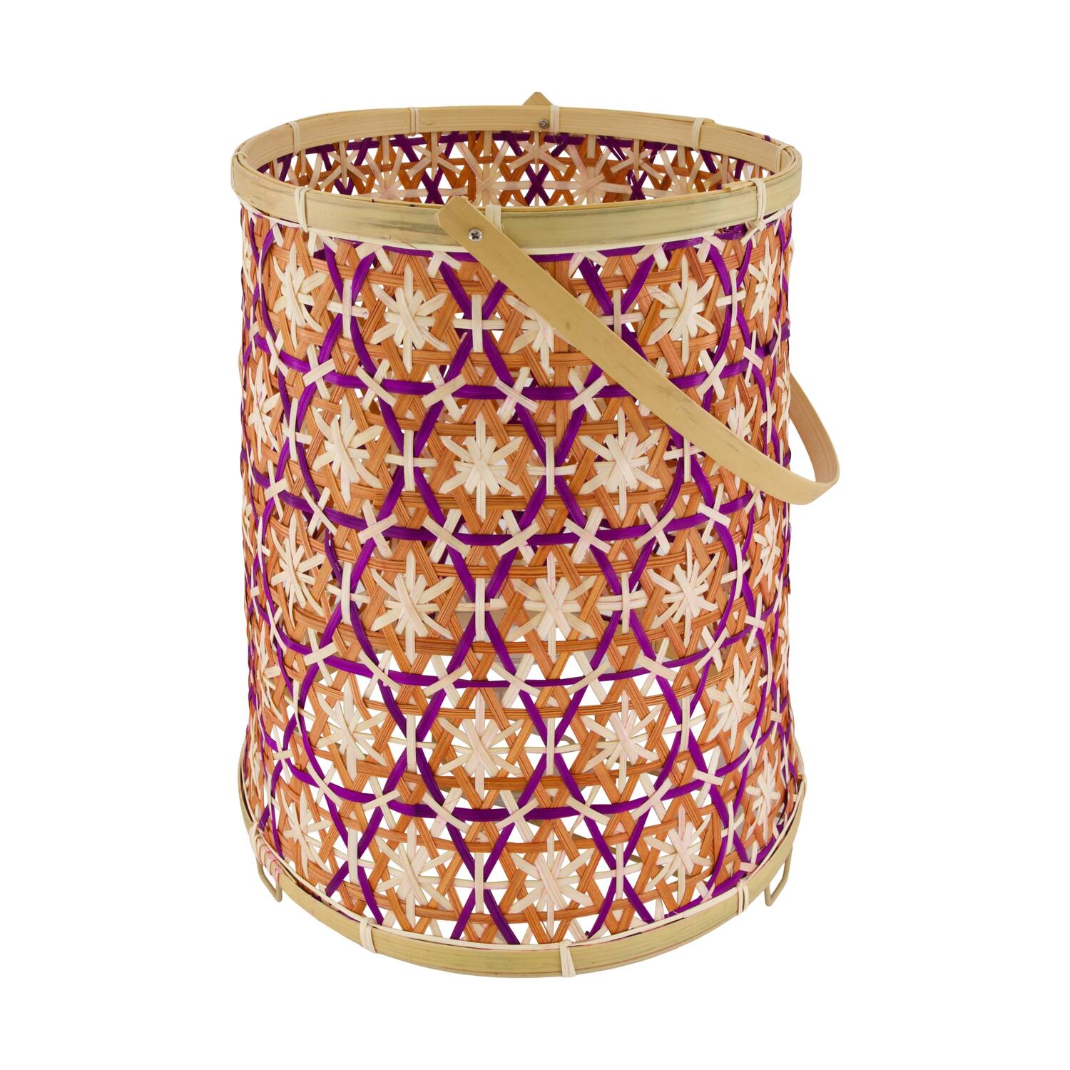 Lantern round bamboo 32x32x38cm FSC 100%