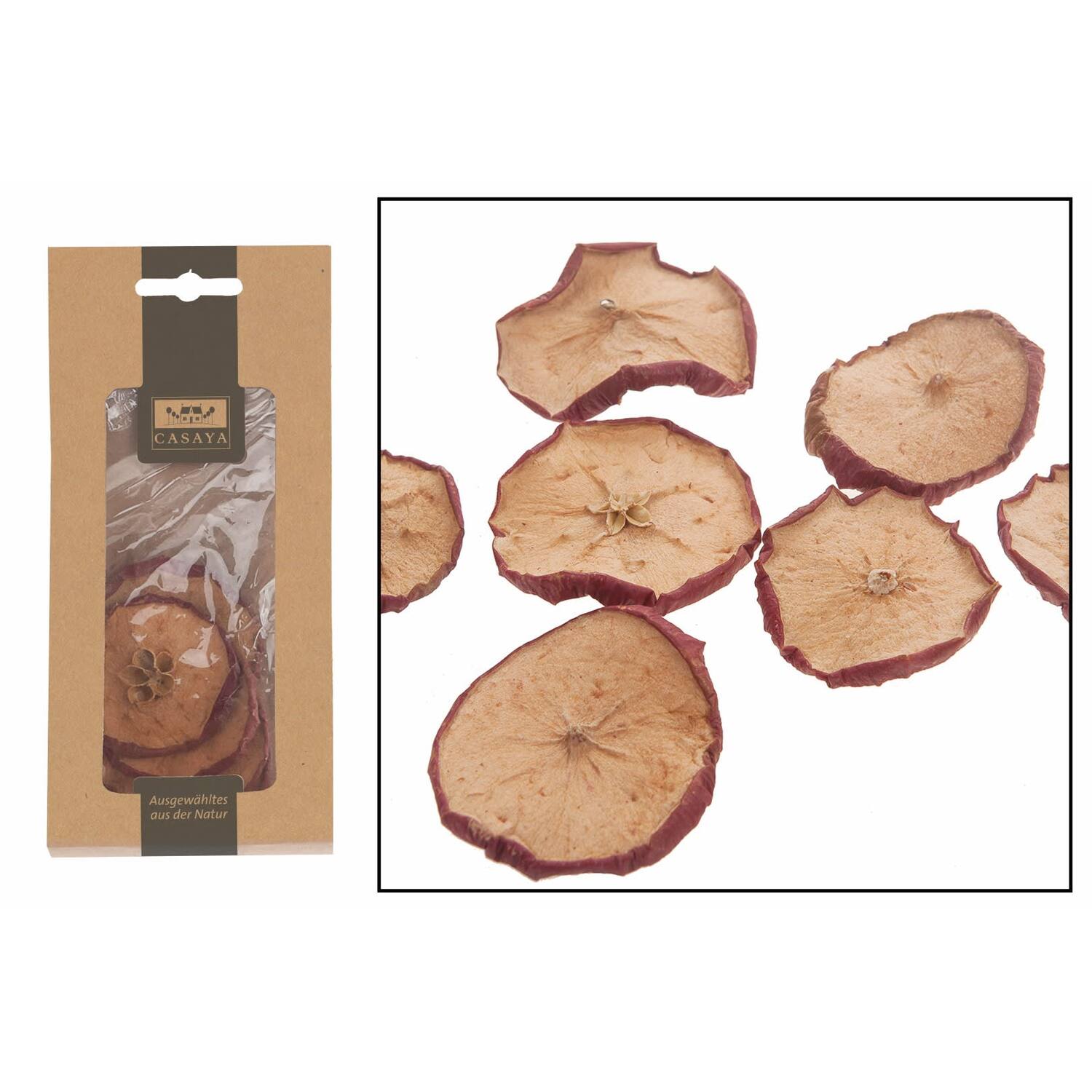 CASAYA Apfelscheiben, 50g rot