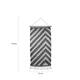 Wall art cotton 57x4x110cm - White