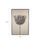 Wall art flower linen 78x3.5x118cm