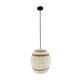 Hanglamp Luna - Katoen - 38x38x32cm - Wit