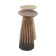 Pillar candle holder ceramic 9.9x9.9x21cm C/2