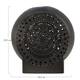 Table lamp metal 23.5x11x23.5cm - Black
