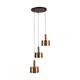 Ceiling light metal 39x39x150cm - Gold