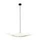 Ceiling light paper mache 75x75x8cm