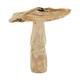Champignon - Bois de teck - Naturel - 28x30cm