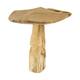 Champignon - Bois de teck - Naturel - 28x30cm