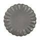 Tray round metal 27.7x27.7x2cm - Black