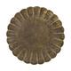 Tray round metal 38x38x3cm - Gold