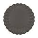 Plateau en metal rond 38x38x3cm - Noir
