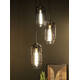 Ceiling light glass 39x36x135cm