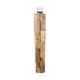 Pillar candle holder erosion wood 18x18x118cm - Natural