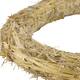 Wreath straw 50x50x6cm - Natural