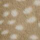 Cushion deer fur polyester 45x45x12cm - Brown