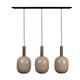 Ceiling light round metal 80x22x130cm