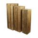 Pillar pine wood 38x38x118cm  - Natural