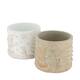 Planter round cement 12x12x10cm C/2
