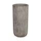 Planter round cement 38x38x73cm  - Grey