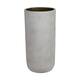 Planter round cement 38x38x73cm  - Grey