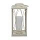 Lantern square metal 22x22x46.5cm S/2