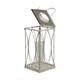 Lantern square metal 22x22x46.5cm S/2