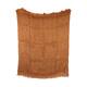 Plaid rectangular boucle polyester 125x150x2cm - Orange