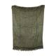 Plaid rectangular boucle polyester 125x150x2cm - Green