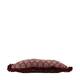 Cushion square leaf print cotton 45x45x8cm