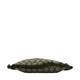 Cushion square leaf print cotton 45x45x8cm - Green