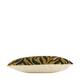 Cushion square leaf print cotton 45x45x8cm