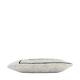 Cushion rectangular striped acrylic 50x30x8cm - Grey