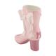 Vase shoe ceramic 19.5x8.5x23cm - Pink