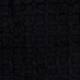 Cushion square chenille polyester 45x45x8cm - Black
