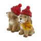 Figurine dog ceramic 11x13.5x19.5cm  - Brown