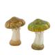 Mushroom ceramic 13x13x19cm - Green