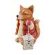 Figurine fox magnesium 23x22.5x34cm - Multi