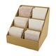 Coaster square ceramic 10x10x0.65cm  - Brown