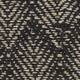 Cushion square leaf print cotton 45x45x8cm - Grey