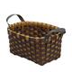 Basket rectangular chip wood 36x28x18cm  - Brown