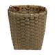 Basket square chip wood 38x38x38cm  - Cream