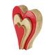 Heart mango wood 16x4x20cm