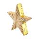 Statue star mango wood 14x3.3x14cm